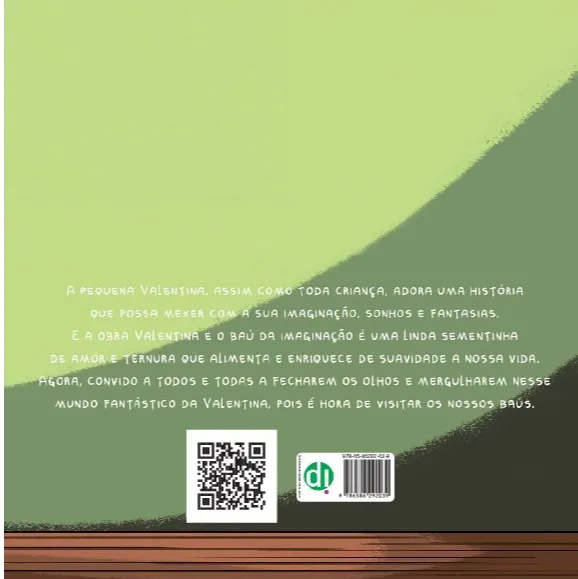 Valentina e o baú da imaginação: Valentina e o baú da imaginação Quarta Capa