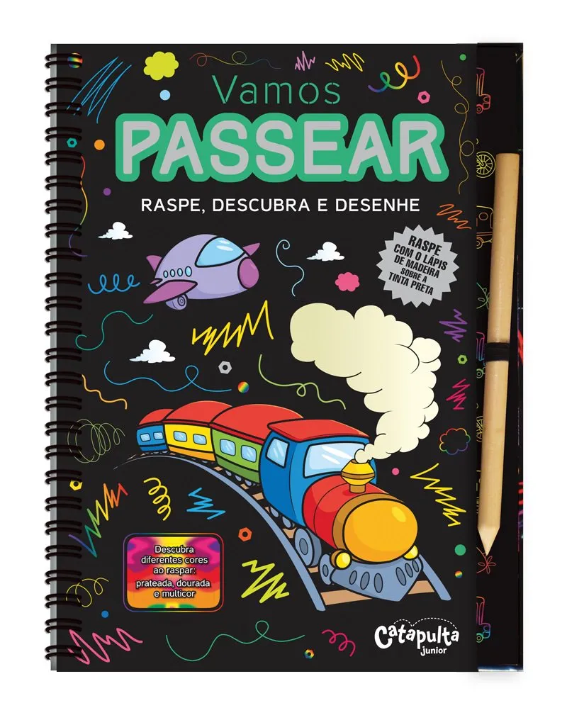 Vamos passear: raspe, descubra e desenhe Vamos passear: raspe, descubra e desenhe