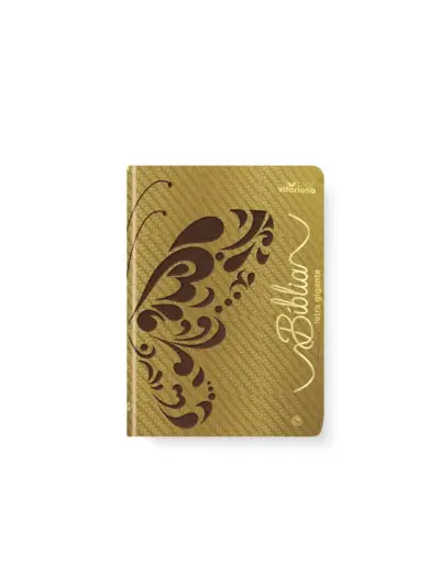 Bíblia da mulher vitoriosa - Capa dourada