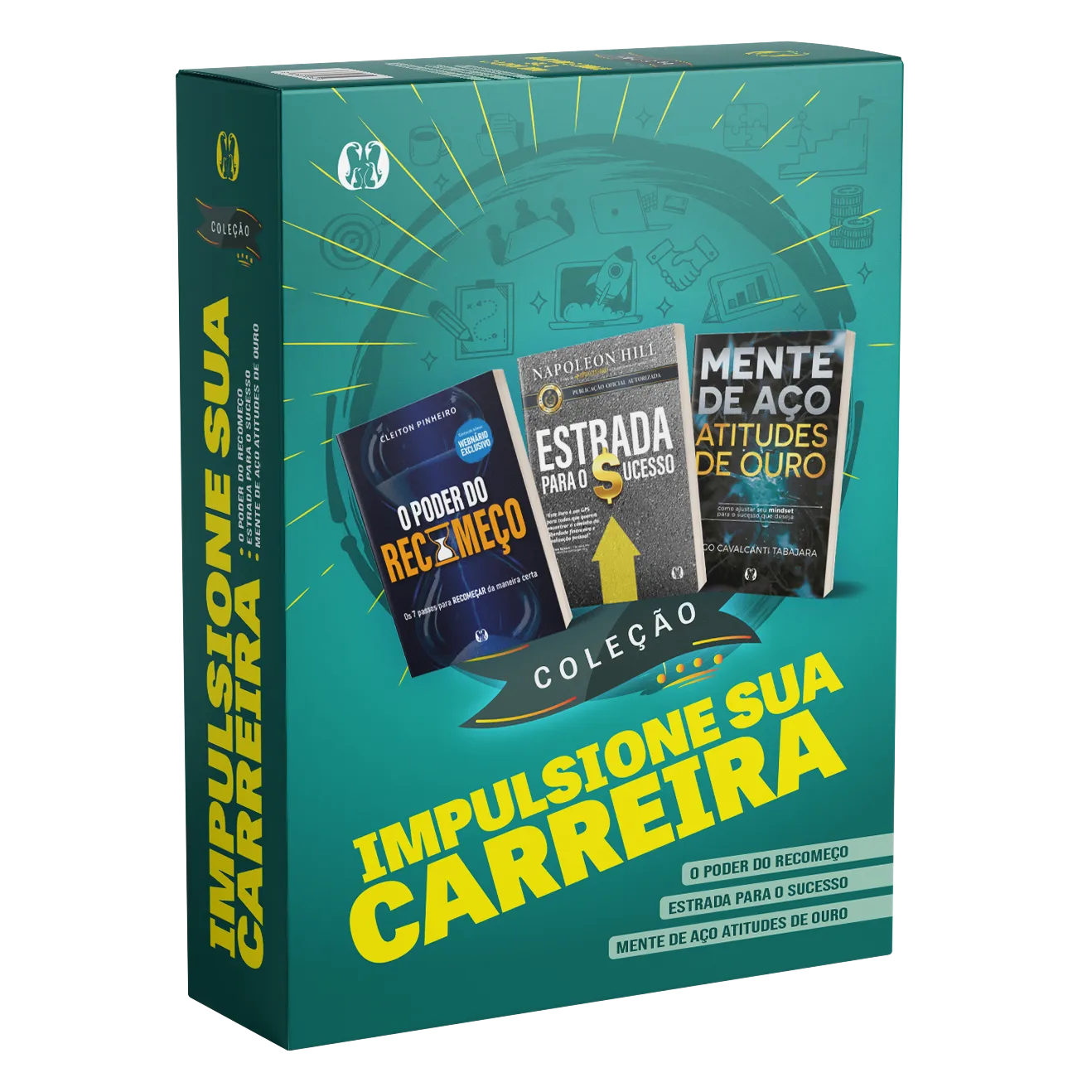Coleção Impulsione sua carreira: O poder do recomeço + Estrada para o sucesso + Mente de aço, atitudes de ouro Coleção Impulsione sua carreiraImagens Internas