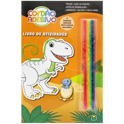 Cordão Adesivo - Livro de Atividades: LARANJA