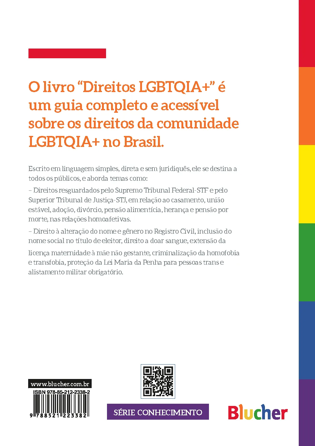 Direitos LGBTQIAPN+: Direitos LGBTQIAPN+ Quarta Capa