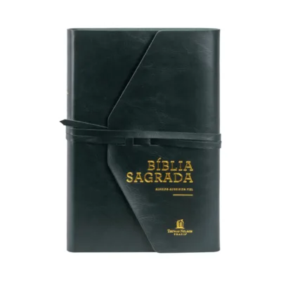 Bíblia ACF: letra grande com fechamento em tira