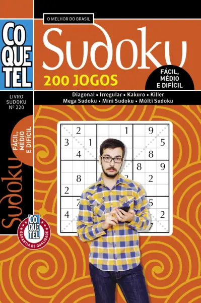 Livro Coquetel Sudoku 220