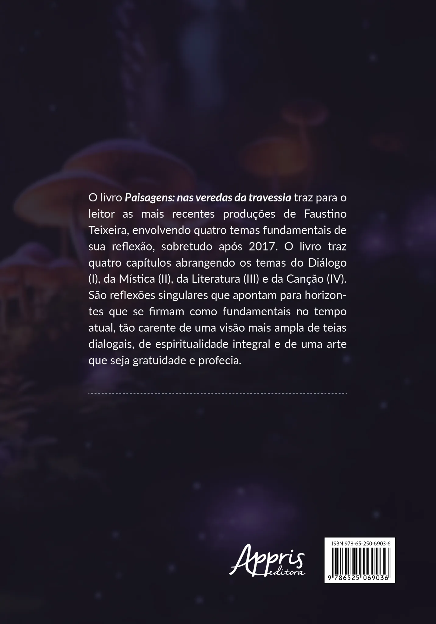 Paisagens: Nas veredas da travessia Paisagens Quarta Capa