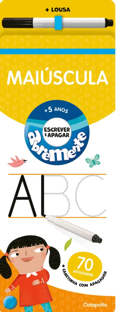 Abremente escrever a apagar - Maiúscula