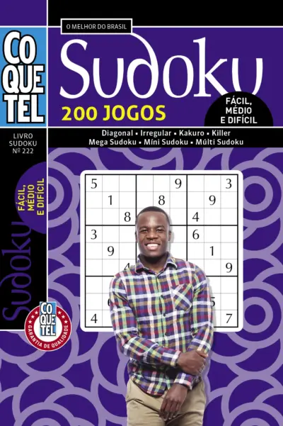 Livro Coquetel Sudoku 222