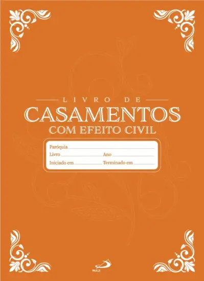 Livro de Registro - Casamento com Efeito Civil