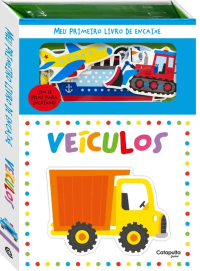 Meu primeiro livro de encaixe: veículos