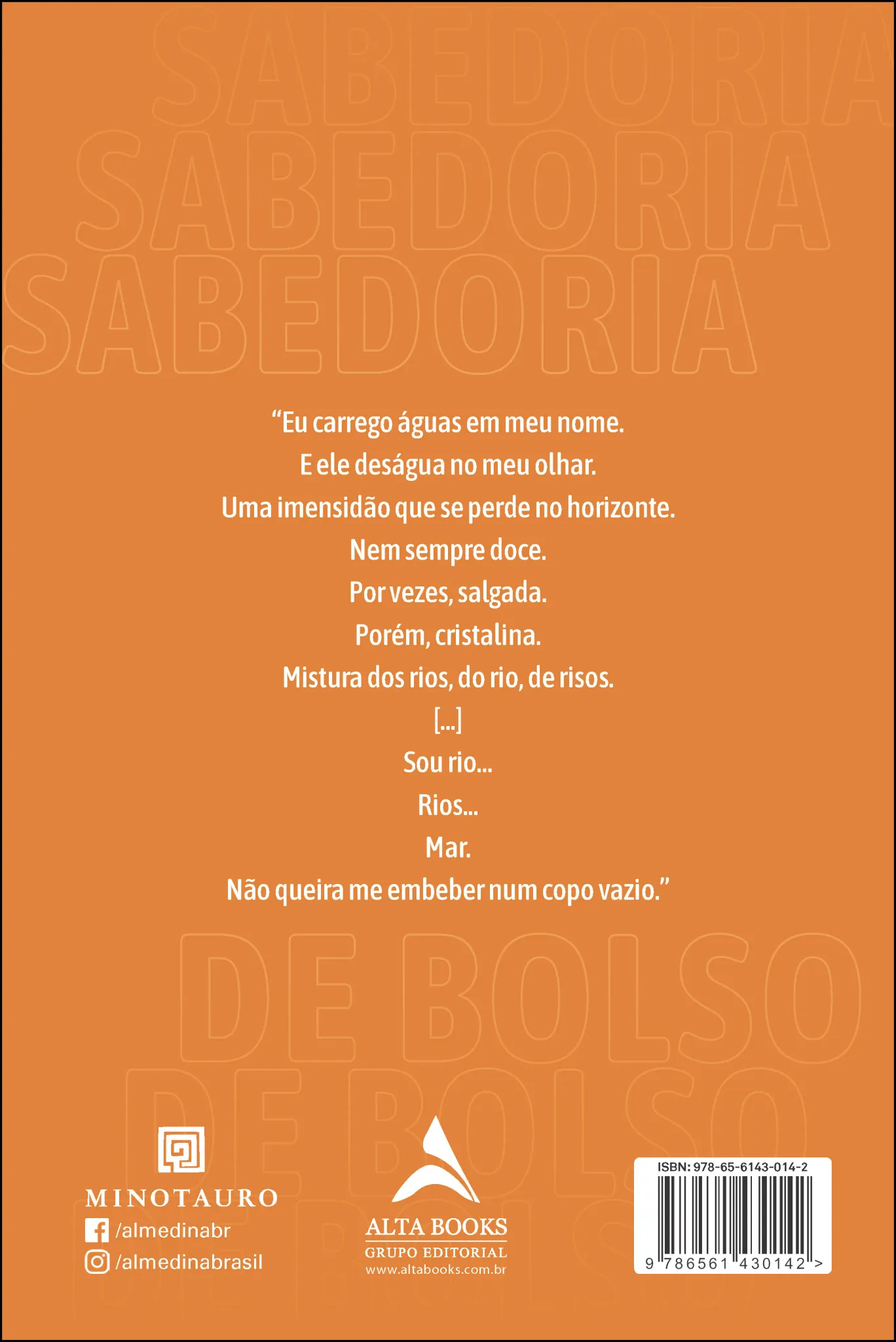 Sabedoria de bolso: Sabedoria de bolso Quarta Capa