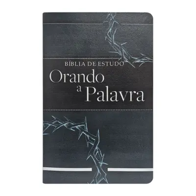 Bíblia de estudo temática orando a palavra ARC - Capa 01