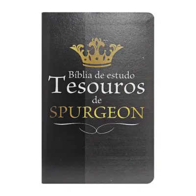 Bíblia de estudo temática tesouros de spurgeon ARC - Capa 01