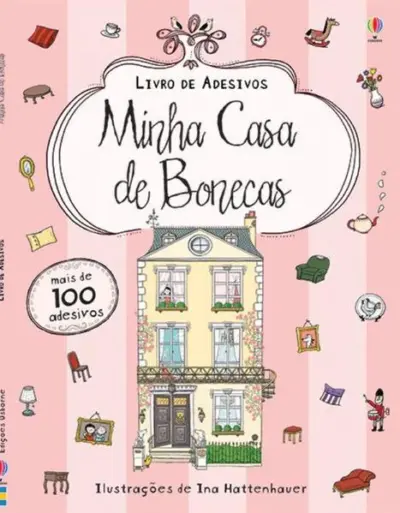 Minha casa de bonecas : Livro de adesivos