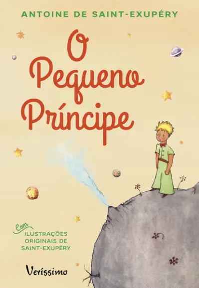 O Pequeno príncipe - Laranja pastel