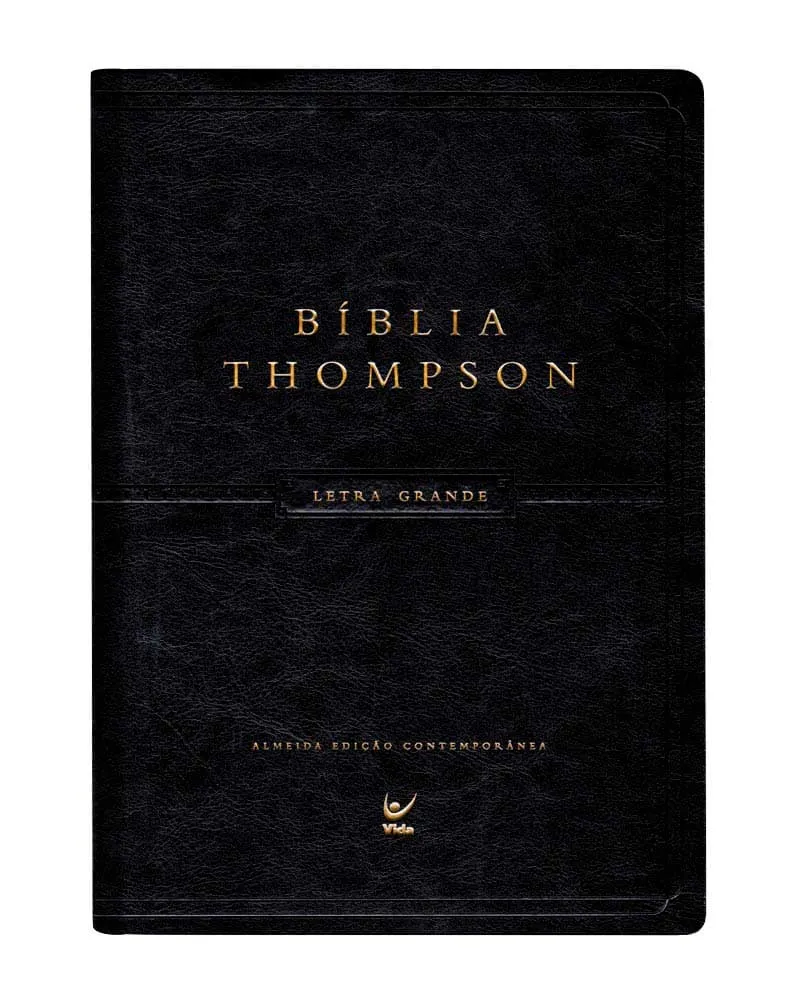 Bíblia Thompson – Letra grande – Com Indice: Capa Luxo Preta Bíblia Thompson – Letra grande – Com Indice: Capa Luxo Preta