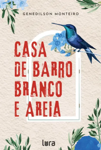 Casa de barro branco e areia