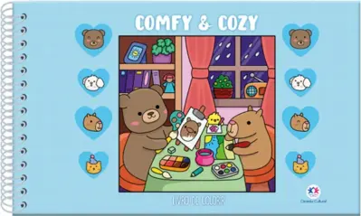Comfy and Cozy Blue - Para Colorir