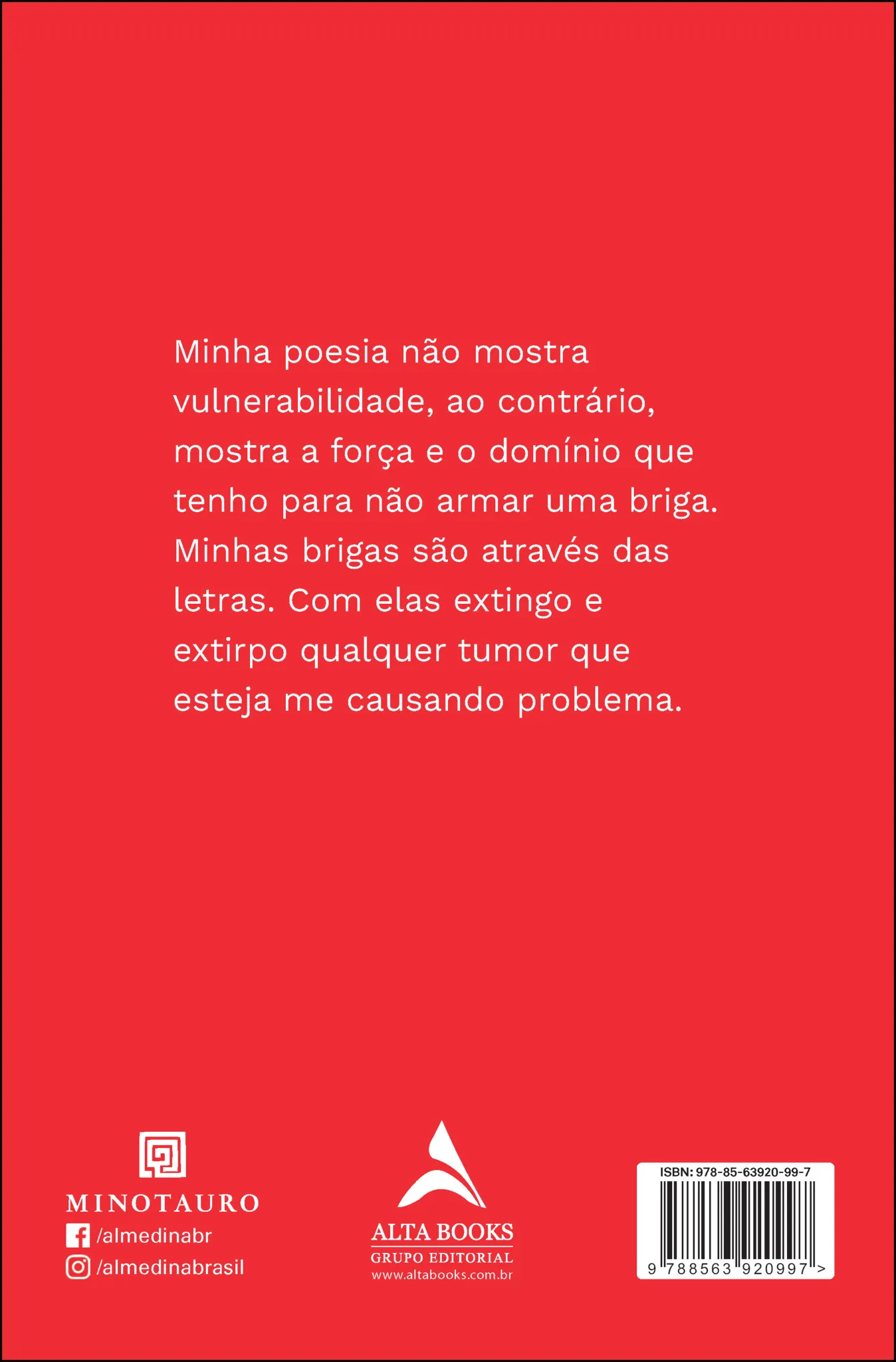 Gramática da fúria: poemas Gramática da fúria Quarta Capa