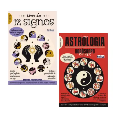 Kit 2 Livros de Astrologia Ed.1
