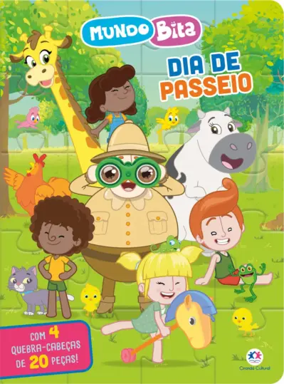 Mundo Bita - Livro com quebra-cabeça