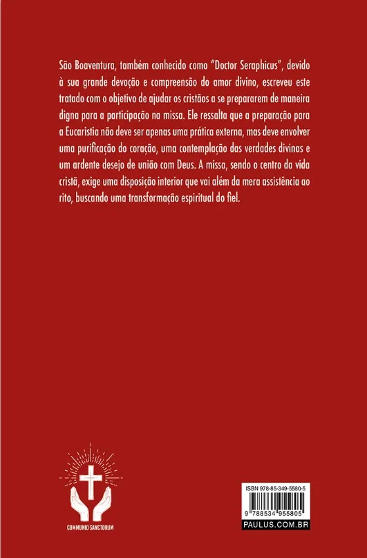 Preparação para a Missa: Preparação para a Missa Quarta Capa