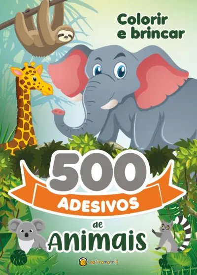 500 adesivos: animais