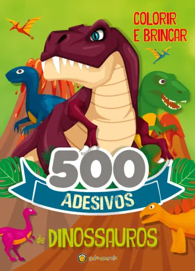 500 adesivos: dinossauros