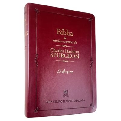 Bíblia de Estudos e Sermões de Charles H. Spurgeon - Bordô