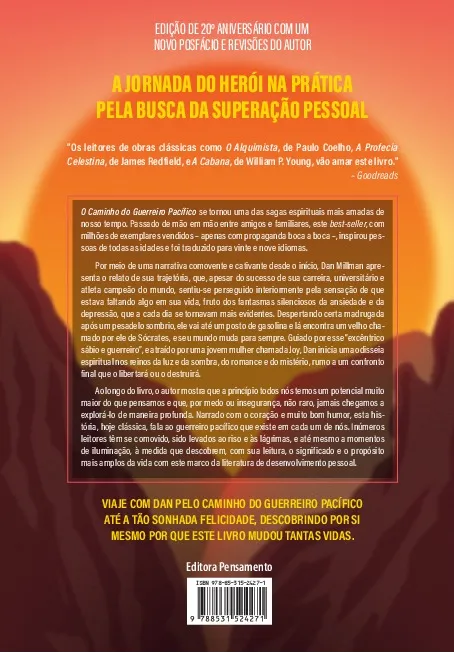 O caminho do guerreiro pacífico: a redescoberta do verdadeiro significado da vida O caminho do guerreiro pacífico Quarta Capa