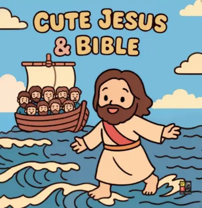 Cute Jesus & Bible