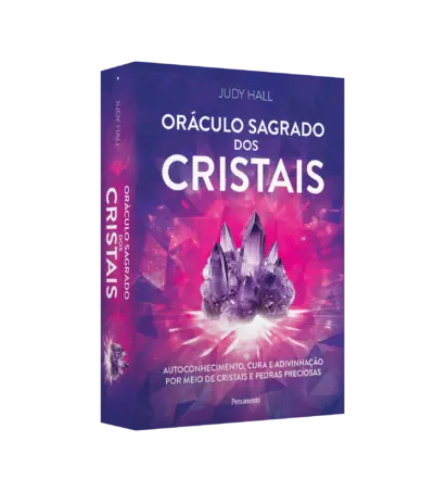 Oráculo sagrado dos cristais - Caixa com livro + 50 cartas