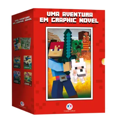 Box - Minecraft: uma aventura em graphic novel