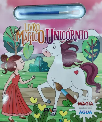 Livro mágico unicórnio