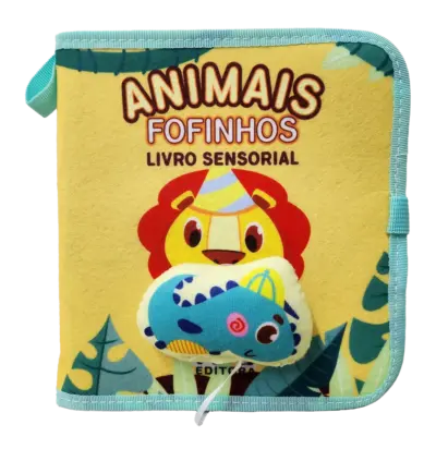 Livro sensorial animais fofinhos