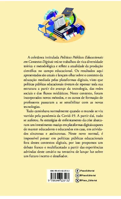 Políticas Públicas Educacionais em Contextos Digitais: Políticas Públicas Educacionais em Contextos Digitais Quarta Capa