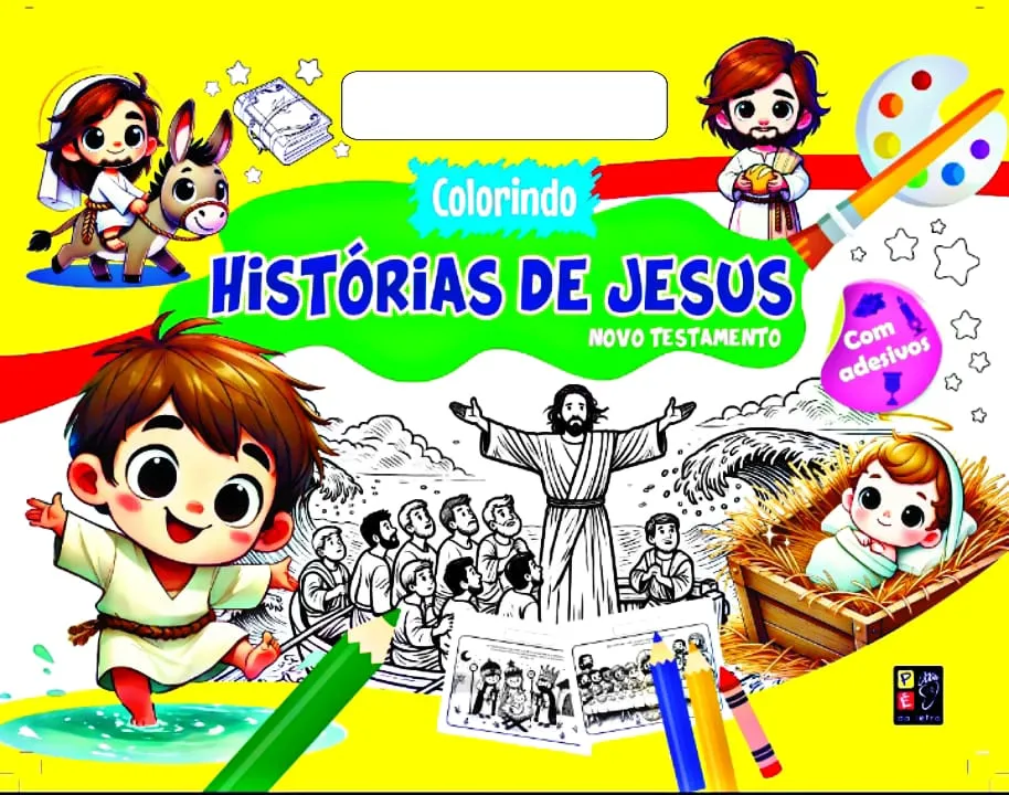 Prancheta – Colorindo Histórias de Jesus: Prancheta – Colorindo Histórias de Jesus: