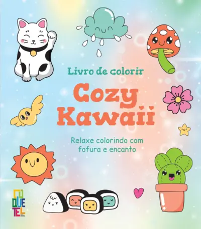 Livro de Colorir Cozy Kawaii