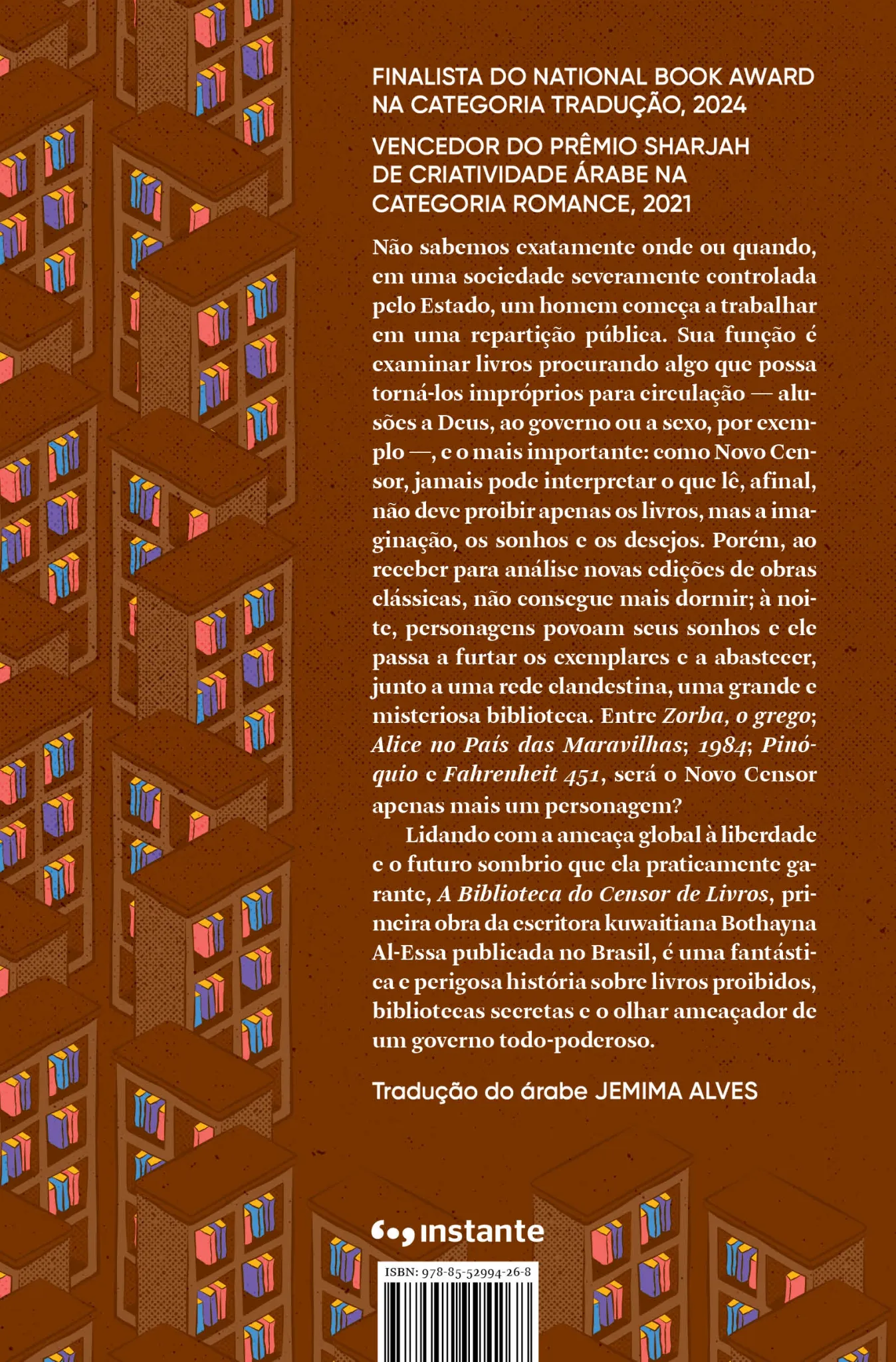 A biblioteca do censor de livros: A biblioteca do censor de livros Quarta Capa