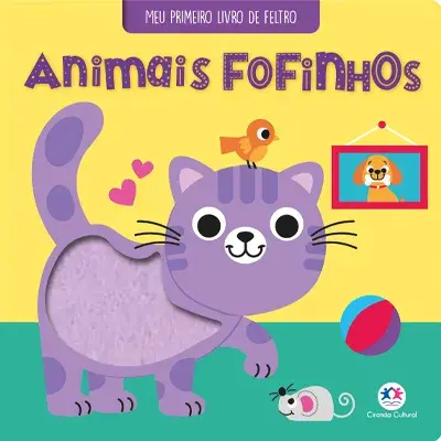 Animais fofinhos - Livro de Feltro