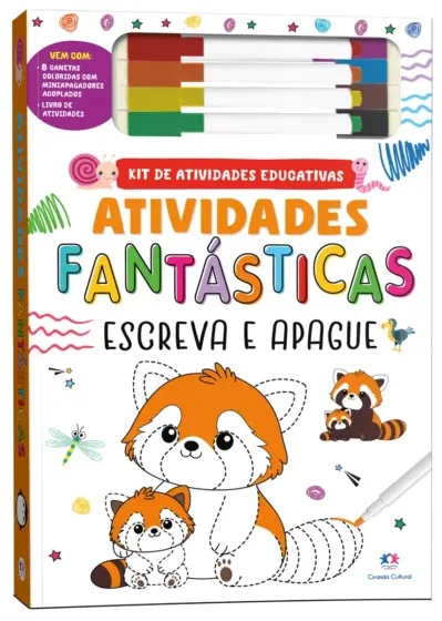 Atividades fantásticas - Kit escreva e apague