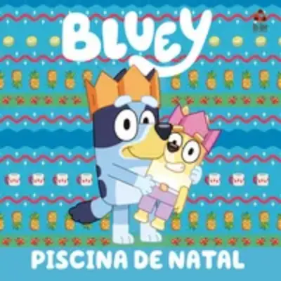 Bluey Livro de História - Piscina de Natal