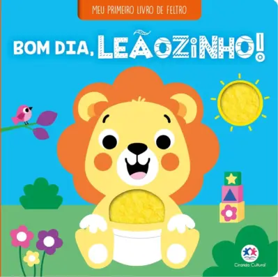 Bom dia, leãozinho! Livro de Feltro