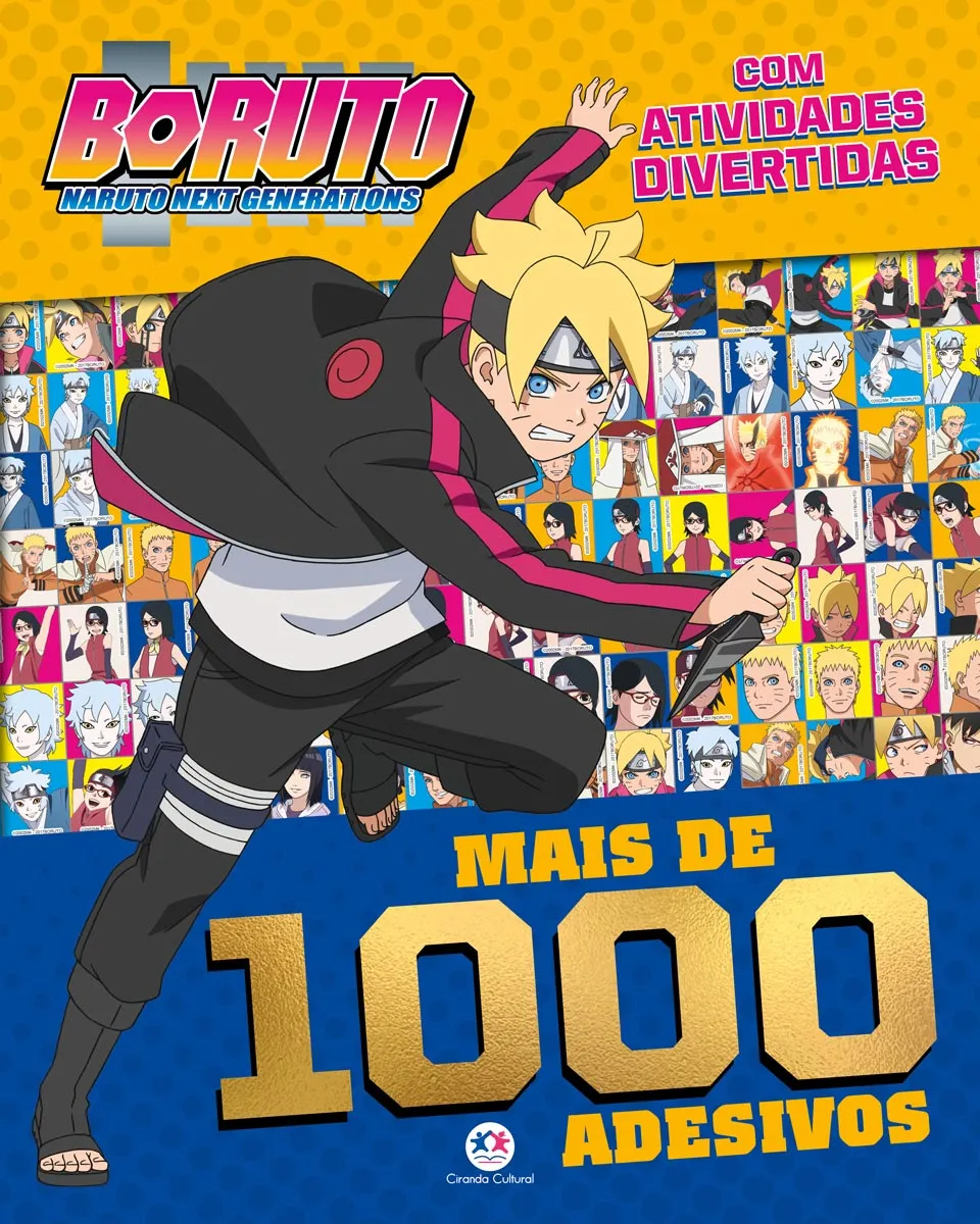 Boruto – Mais de 1000 adesivos: Boruto – Mais de 1000 adesivos: