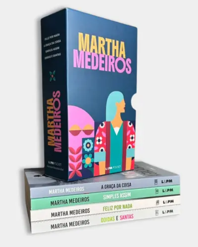 Caixa especial Martha Medeiros 4 Volumes - Pocket