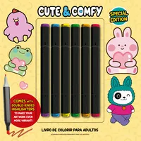 Cute & Comfy Coloring Book for Adults – Special Edition – Livro de Colorir Adulto: Cute & Comfy Coloring Book for Adults – Special Edition – Livro de Colorir Adulto: