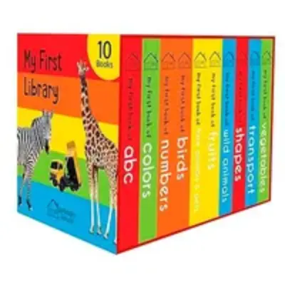 My First Library - Boxset of 10 Board Books for Kids