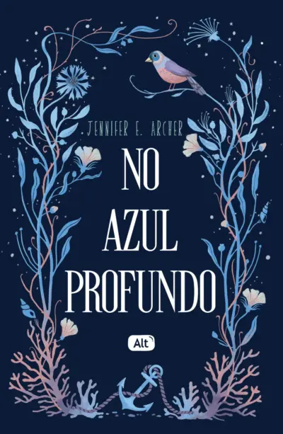 No azul profundo