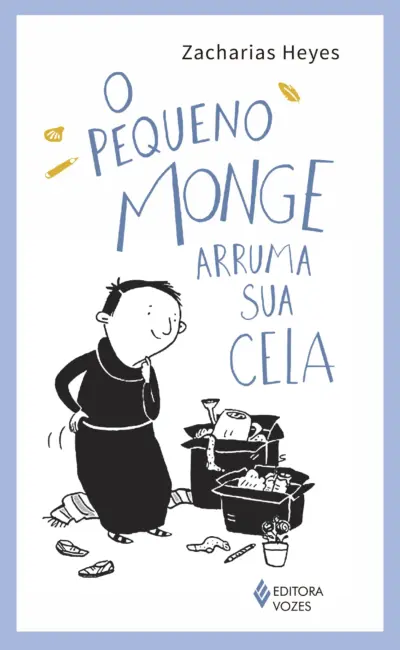O pequeno monge arruma sua cela