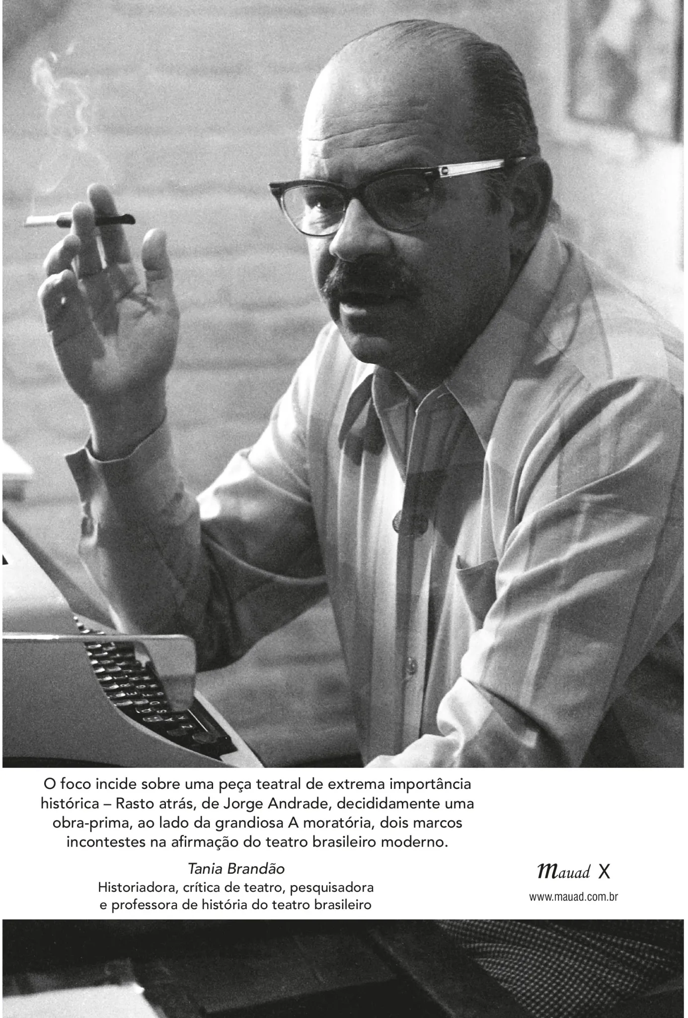 O rasto atrás de Jorge Andrade: um estudo sobre a peça autobiográfica e a primeira encenação: O rasto atrás de Jorge Andrade: um estudo sobre a peça autobiográfica e a primeira encenação Quarta Capa