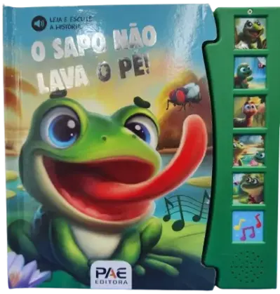 O sapo não lava o pé